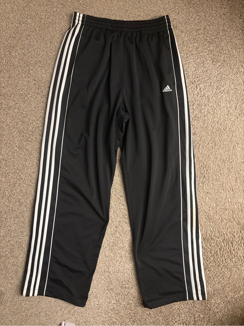 adidas Black sweatpants with White Triple Stripes